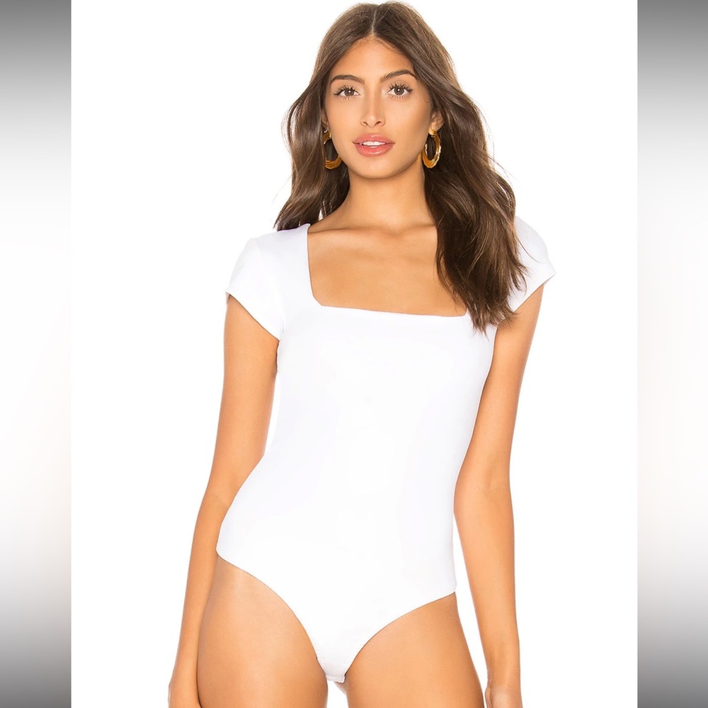 Free People Square Eyes Bodysuit